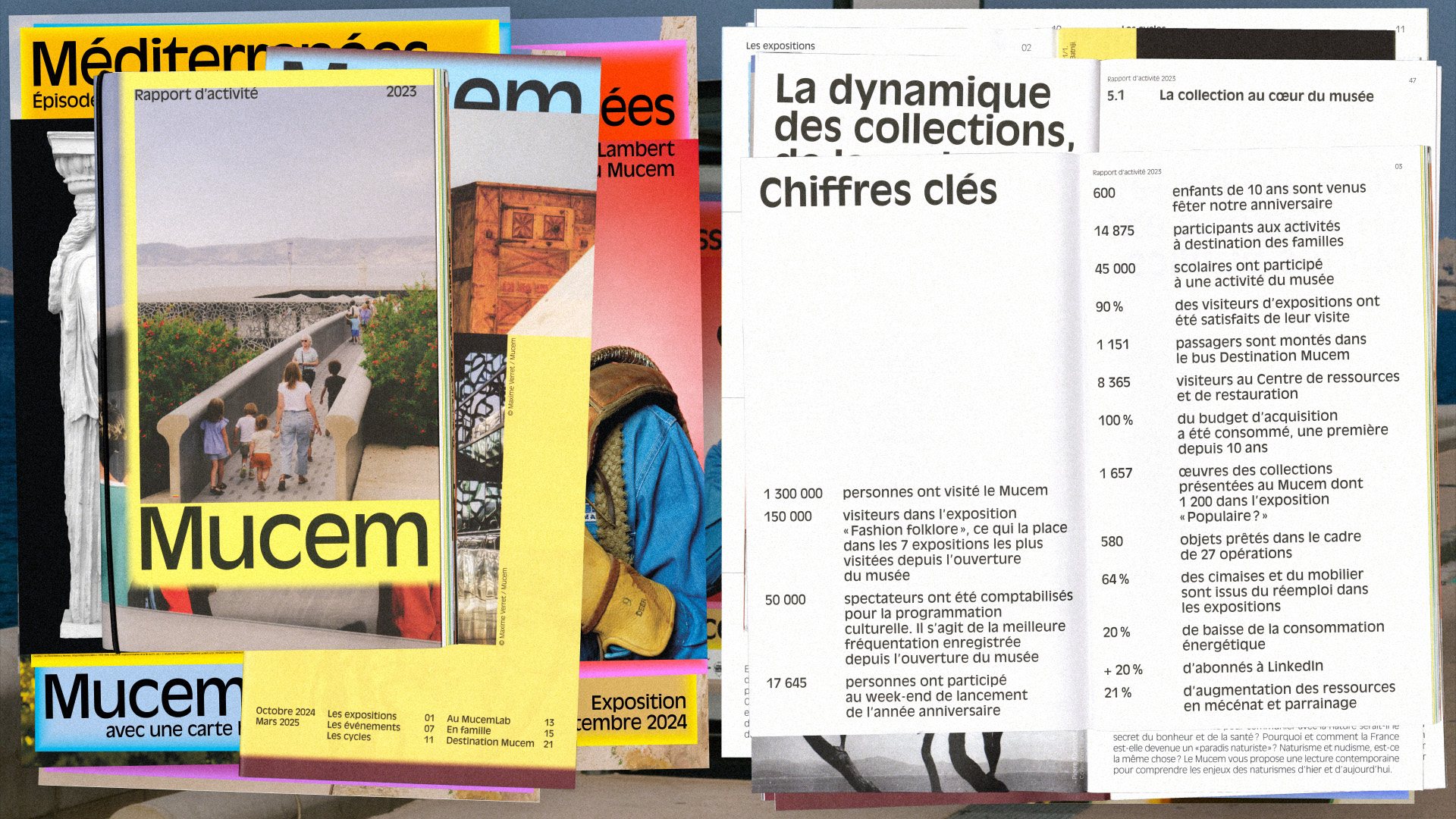 Mucem — affiches et doubles pages de publications, vue 20 — Les Graphiquants